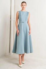 SOFT SPOKEN WOVEN MIDI DRESS - Flying Tomato - Flyclothing LLC