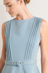 SOFT SPOKEN WOVEN MIDI DRESS - Flying Tomato - Flyclothing LLC
