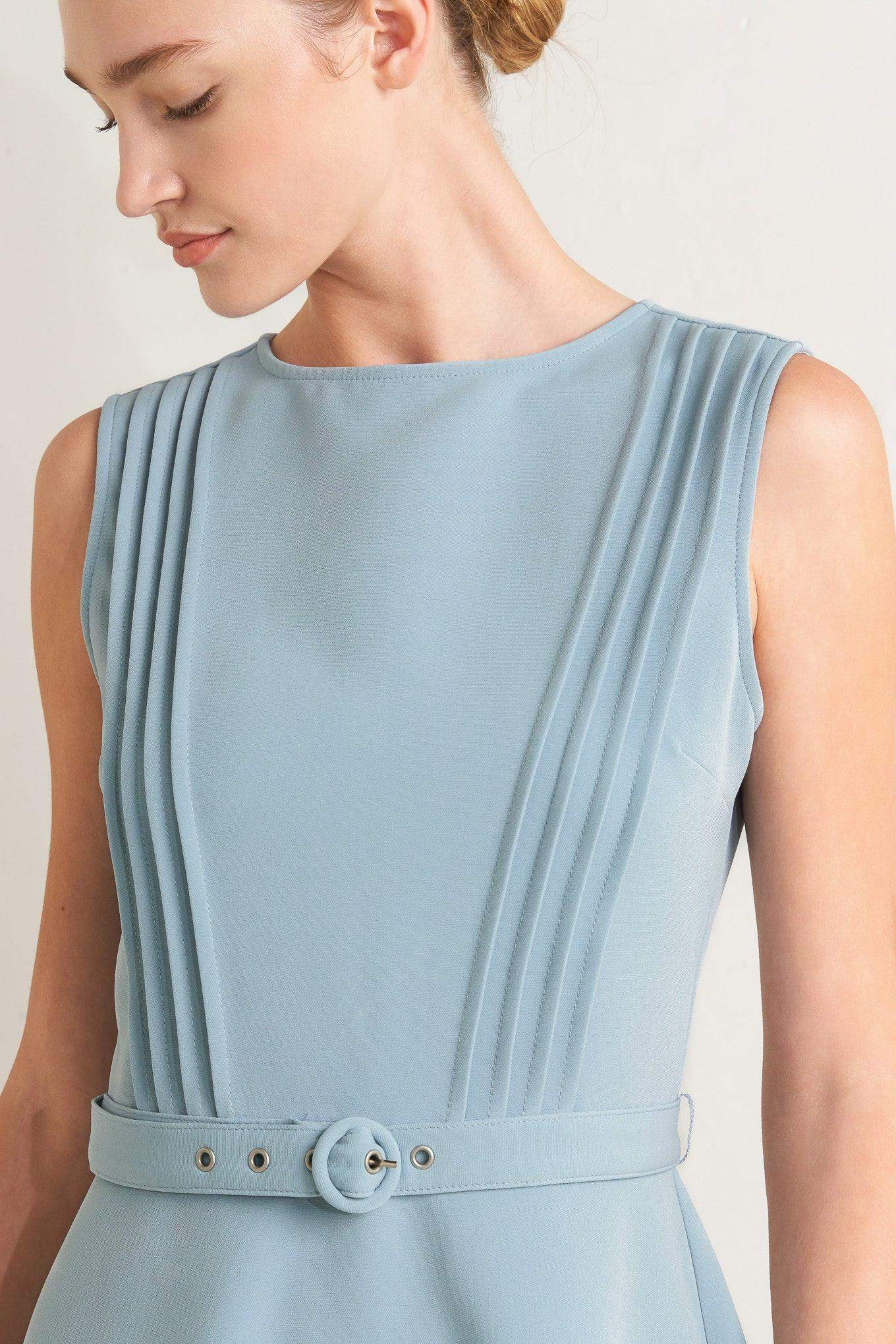 SOFT SPOKEN WOVEN MIDI DRESS - Flying Tomato - Flyclothing LLC