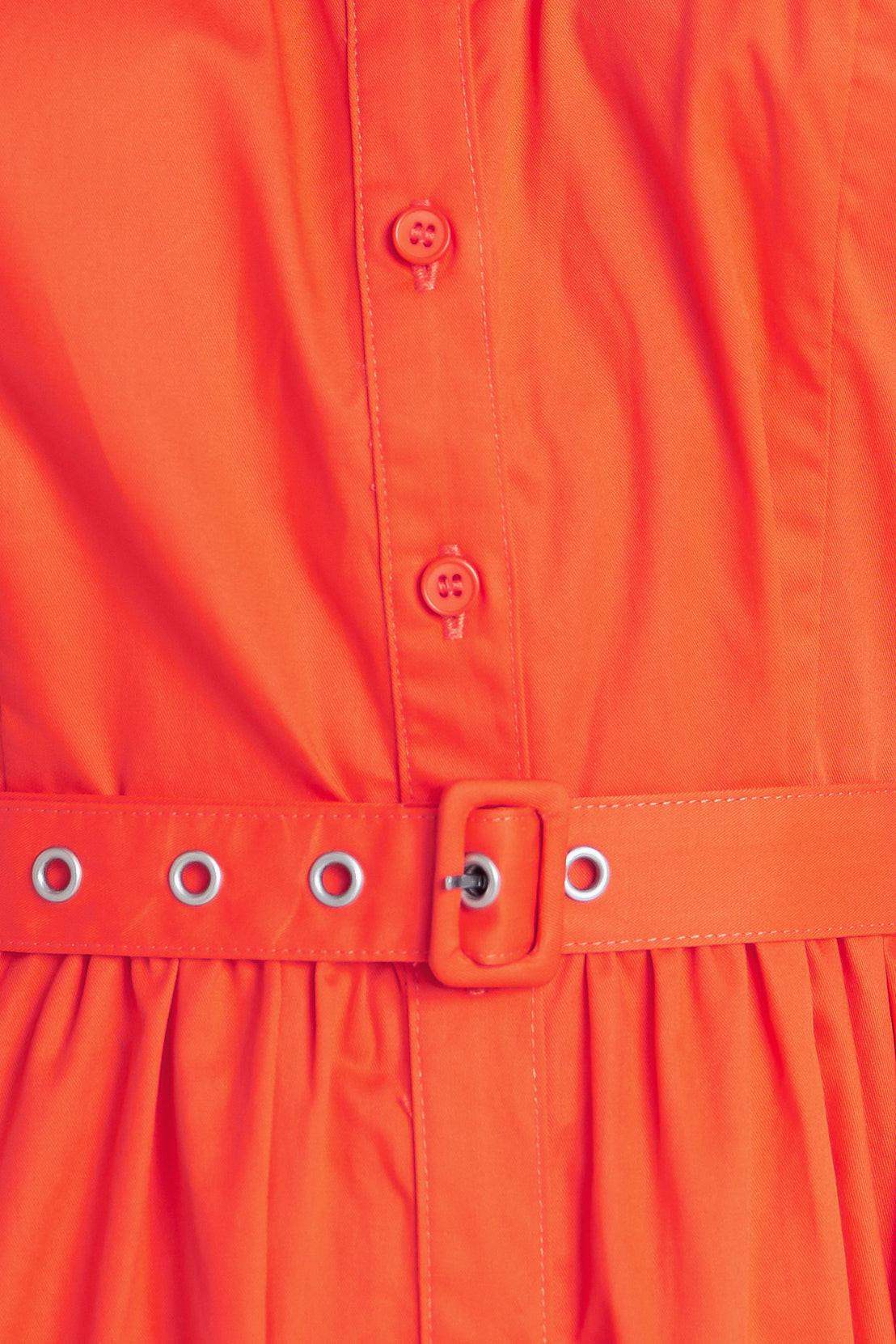 RUNWAY READY SCARLET WOVEN MIDI DRESS - Flying Tomato - Flyclothing LLC