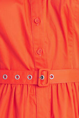 RUNWAY READY SCARLET WOVEN MIDI DRESS - Flying Tomato - Flyclothing LLC