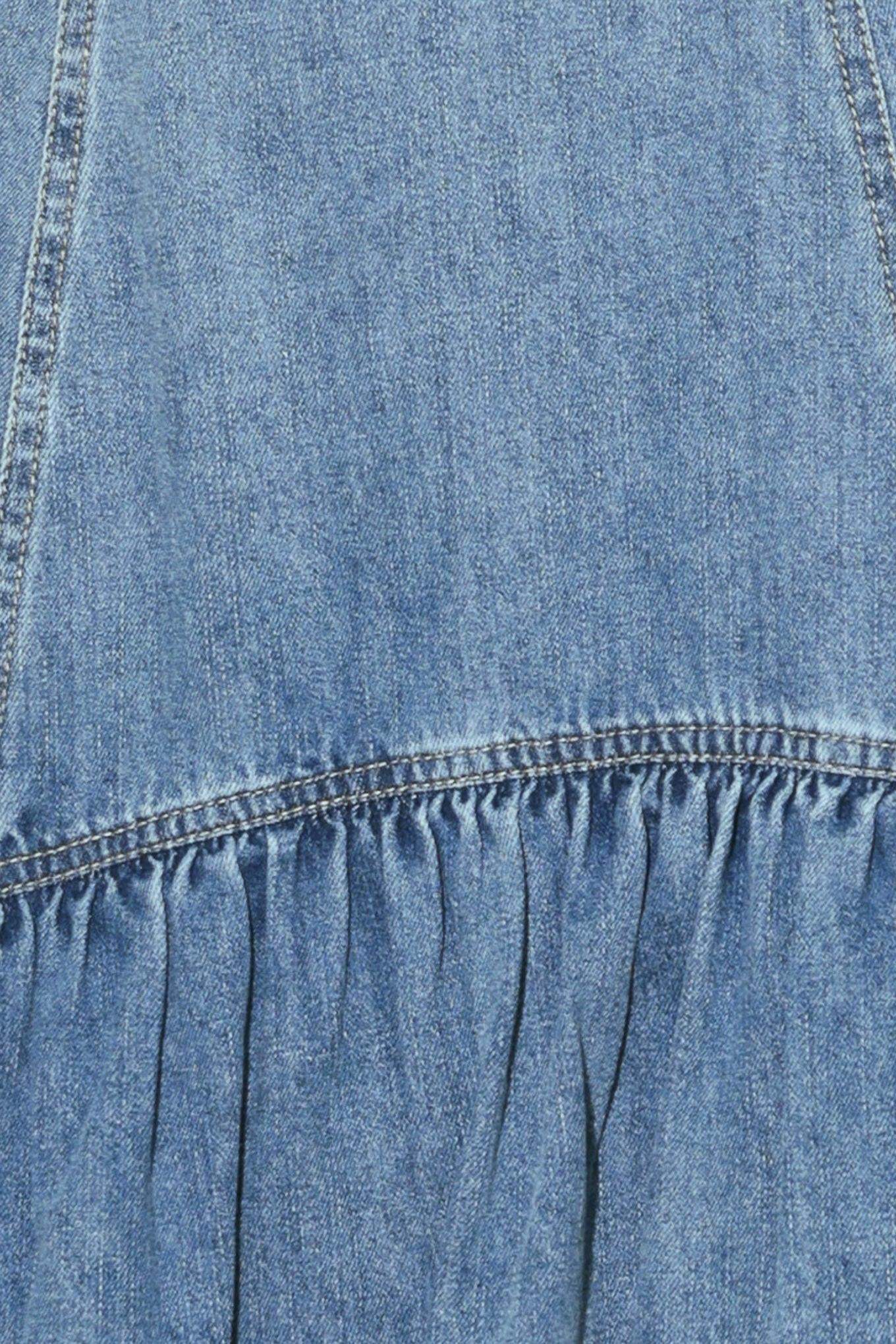 RUNWAY REBEL DENIM MIDI DRESS - Flying Tomato - Flyclothing LLC
