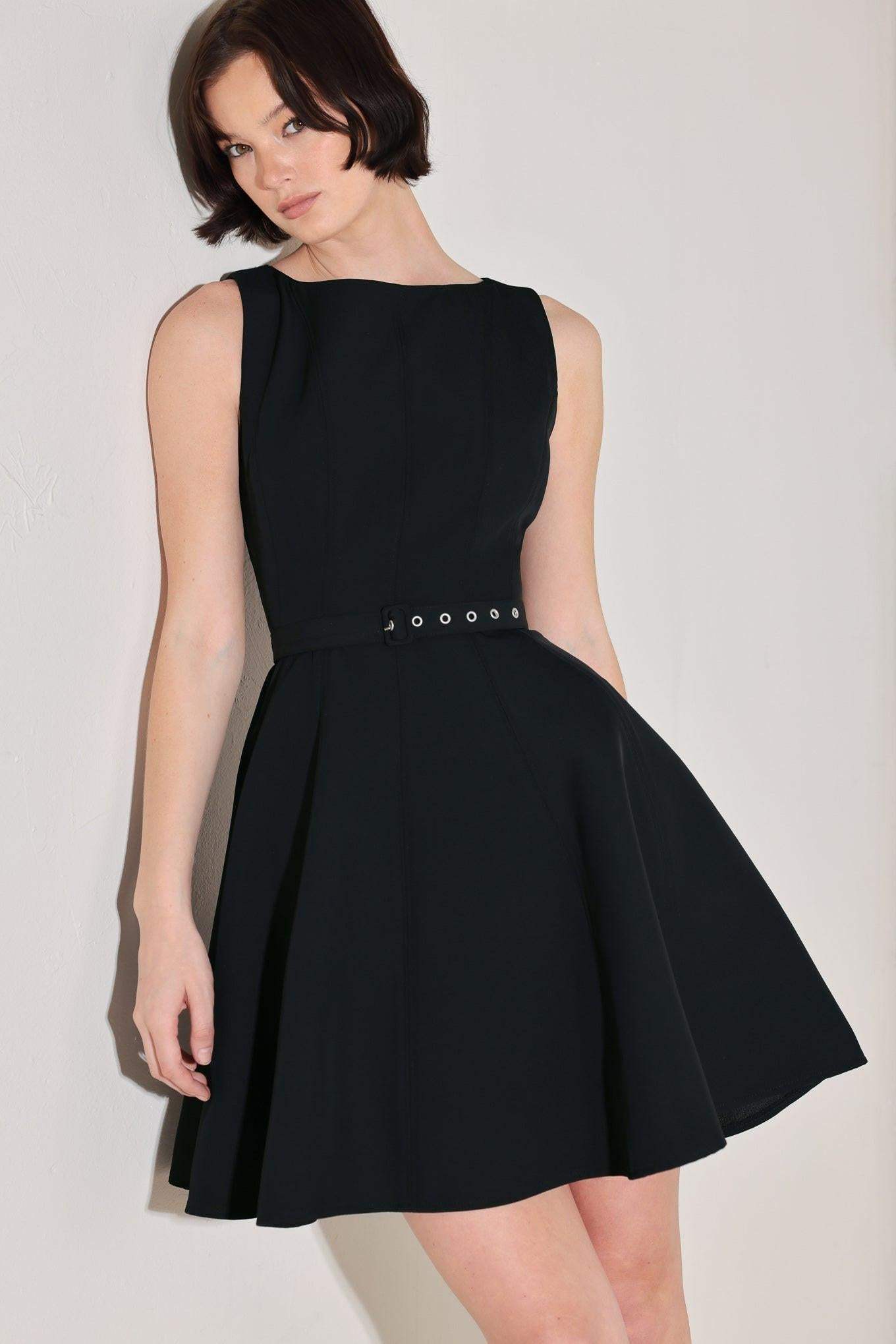 ALL EYES ON YOU WOVEN MINI DRESS - Flying Tomato - Flyclothing LLC