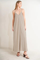 SEASIDE SILHOUETTE WOVEN MIDI DRESS - Flying Tomato - Flyclothing LLC