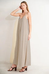SEASIDE SILHOUETTE WOVEN MIDI DRESS - Flying Tomato - Flyclothing LLC