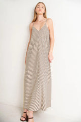 SEASIDE SILHOUETTE WOVEN MIDI DRESS - Flying Tomato - Flyclothing LLC