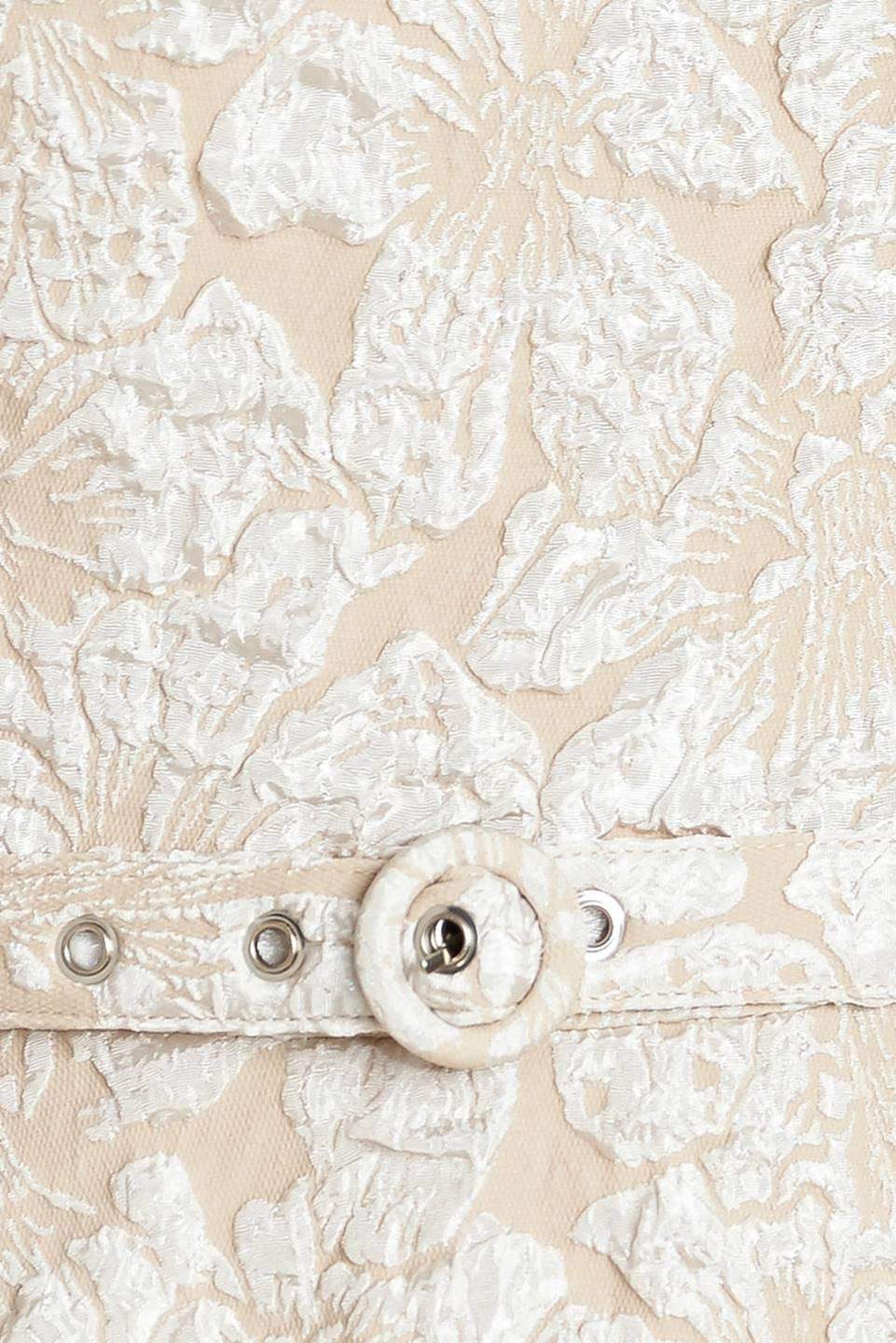 STATEMENT IN IVORY WOVEN MIDI DRESS - Flying Tomato - Flyclothing LLC