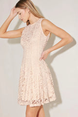 LOVE STORY WOVEN LACE MINI DRESS - Flying Tomato - Flyclothing LLC