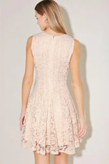 LOVE STORY WOVEN LACE MINI DRESS - Flying Tomato - Flyclothing LLC