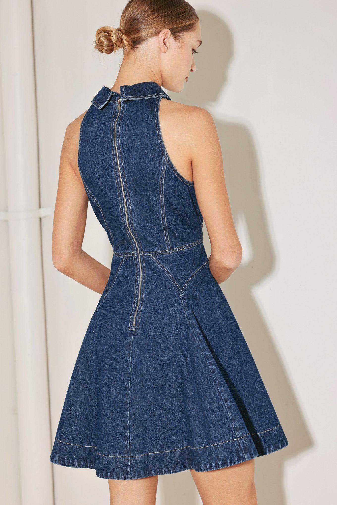 COOL GIRL COMEBACK DENIM MINI DRESS - Flying Tomato - Flyclothing LLC