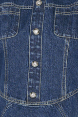 COOL GIRL COMEBACK DENIM MINI DRESS - Flying Tomato - Flyclothing LLC