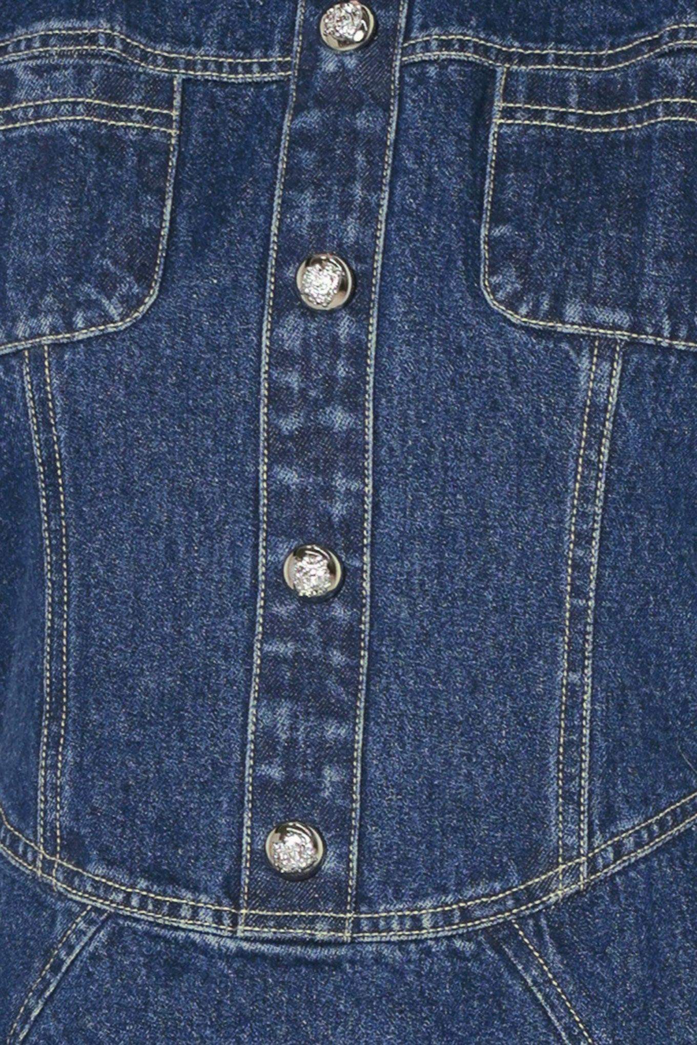 COOL GIRL COMEBACK DENIM MINI DRESS - Flying Tomato - Flyclothing LLC