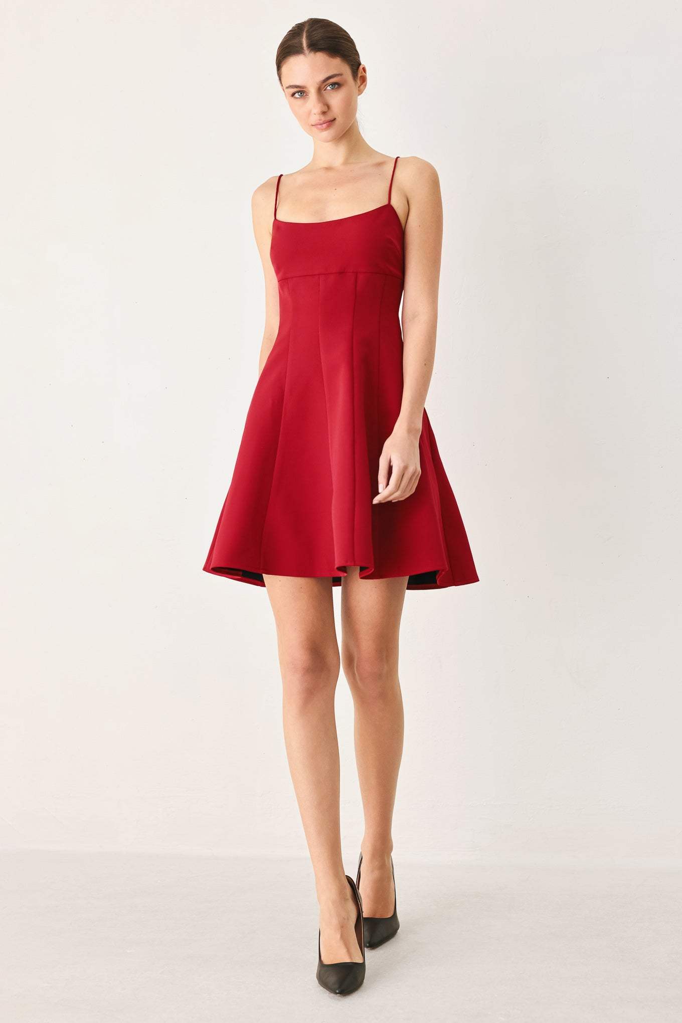 FRESH LINE WOVEN CAMI DRESS - Flying Tomato - Flyclothing LLC