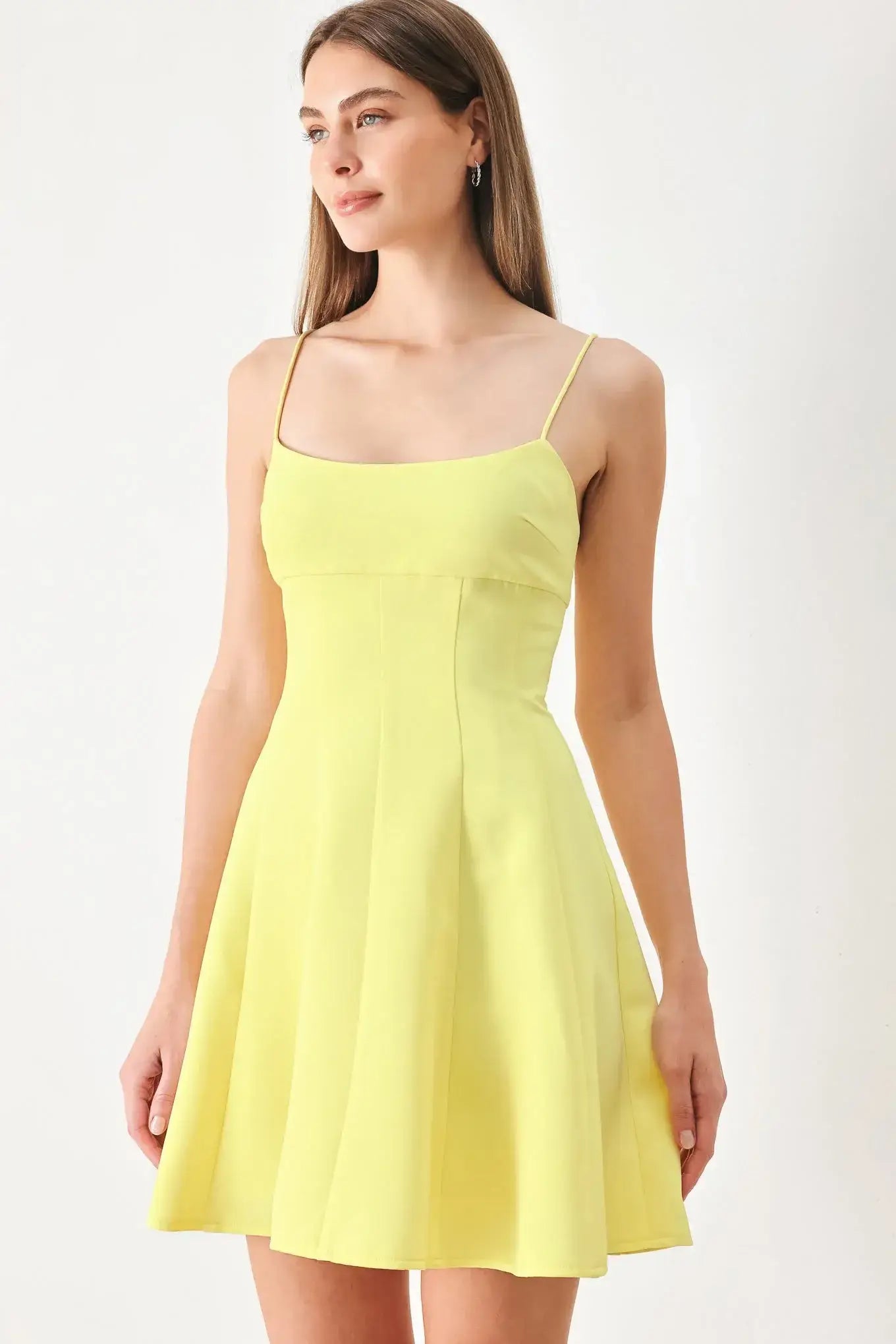 FRESH LINE WOVEN CAMI DRESS - Flying Tomato - Flyclothing LLC