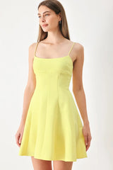 FRESH LINE WOVEN CAMI DRESS - Flying Tomato - Flyclothing LLC
