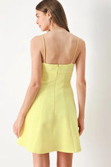 FRESH LINE WOVEN CAMI DRESS - Flying Tomato - Flyclothing LLC