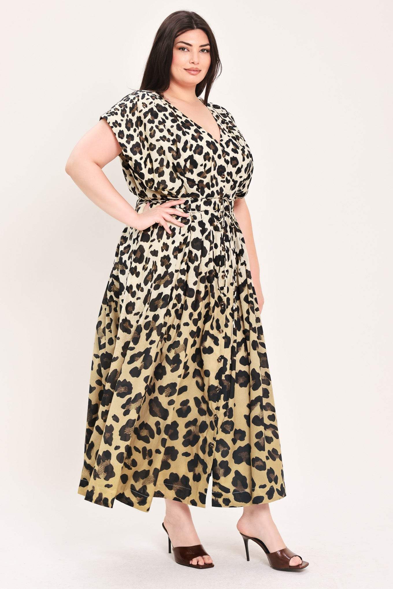 WILD MUSE WOVEN MIDI DRESS - Flying Tomato - Flyclothing LLC