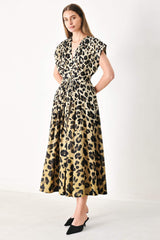 WILD MUSE WOVEN MIDI DRESS - Flying Tomato - Flyclothing LLC