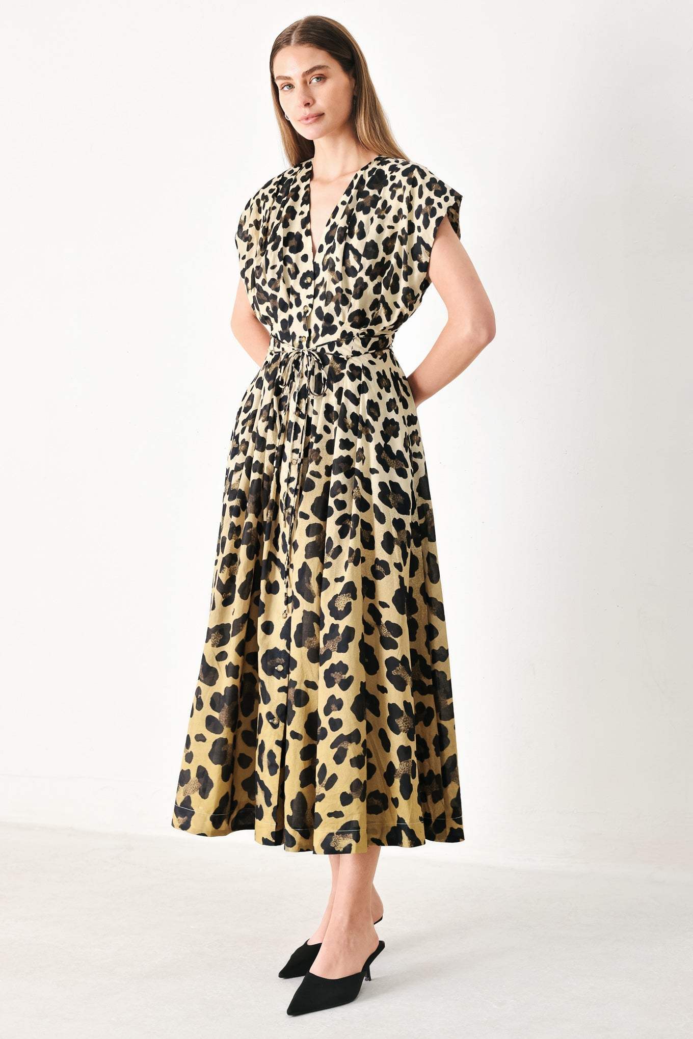 WILD MUSE WOVEN MIDI DRESS - Flying Tomato - Flyclothing LLC