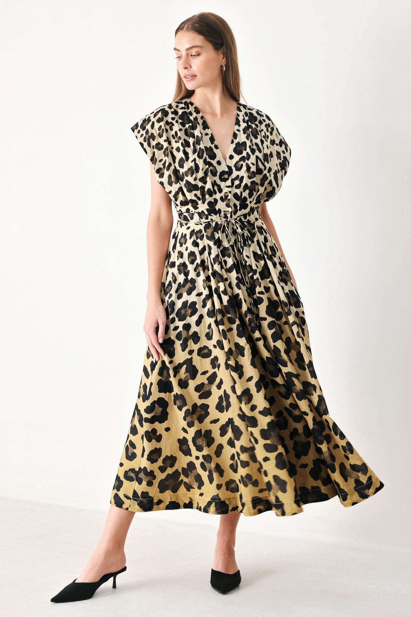 WILD MUSE WOVEN MIDI DRESS - Flying Tomato - Flyclothing LLC