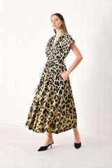WILD MUSE WOVEN MIDI DRESS - Flying Tomato - Flyclothing LLC