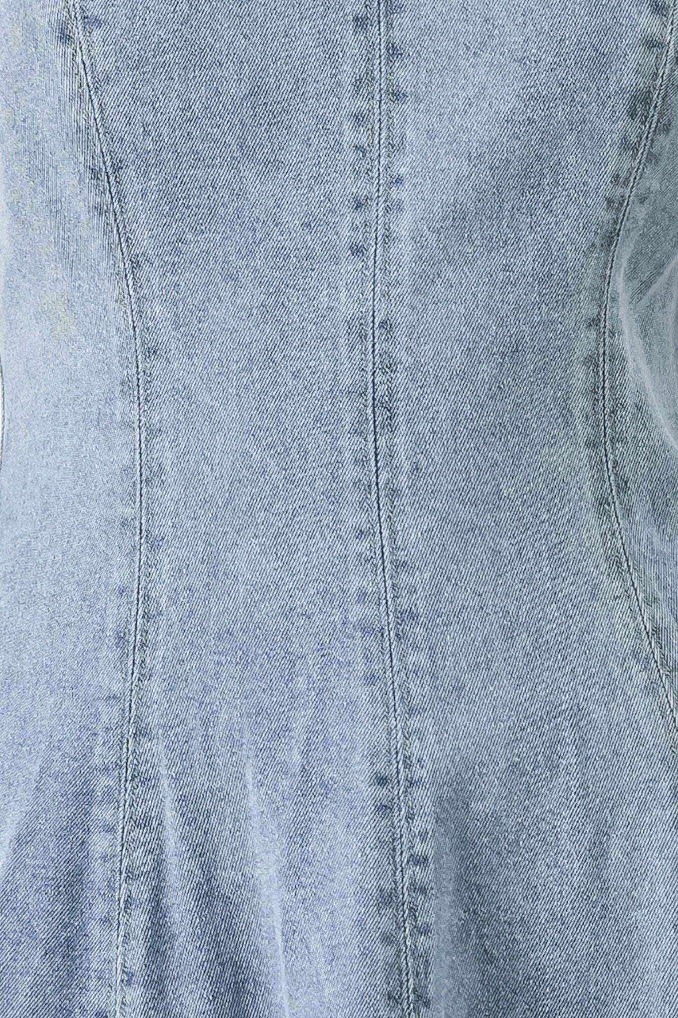 CLOUD NINETTE DENIM MIDI DRESS - Flying Tomato - Flyclothing LLC