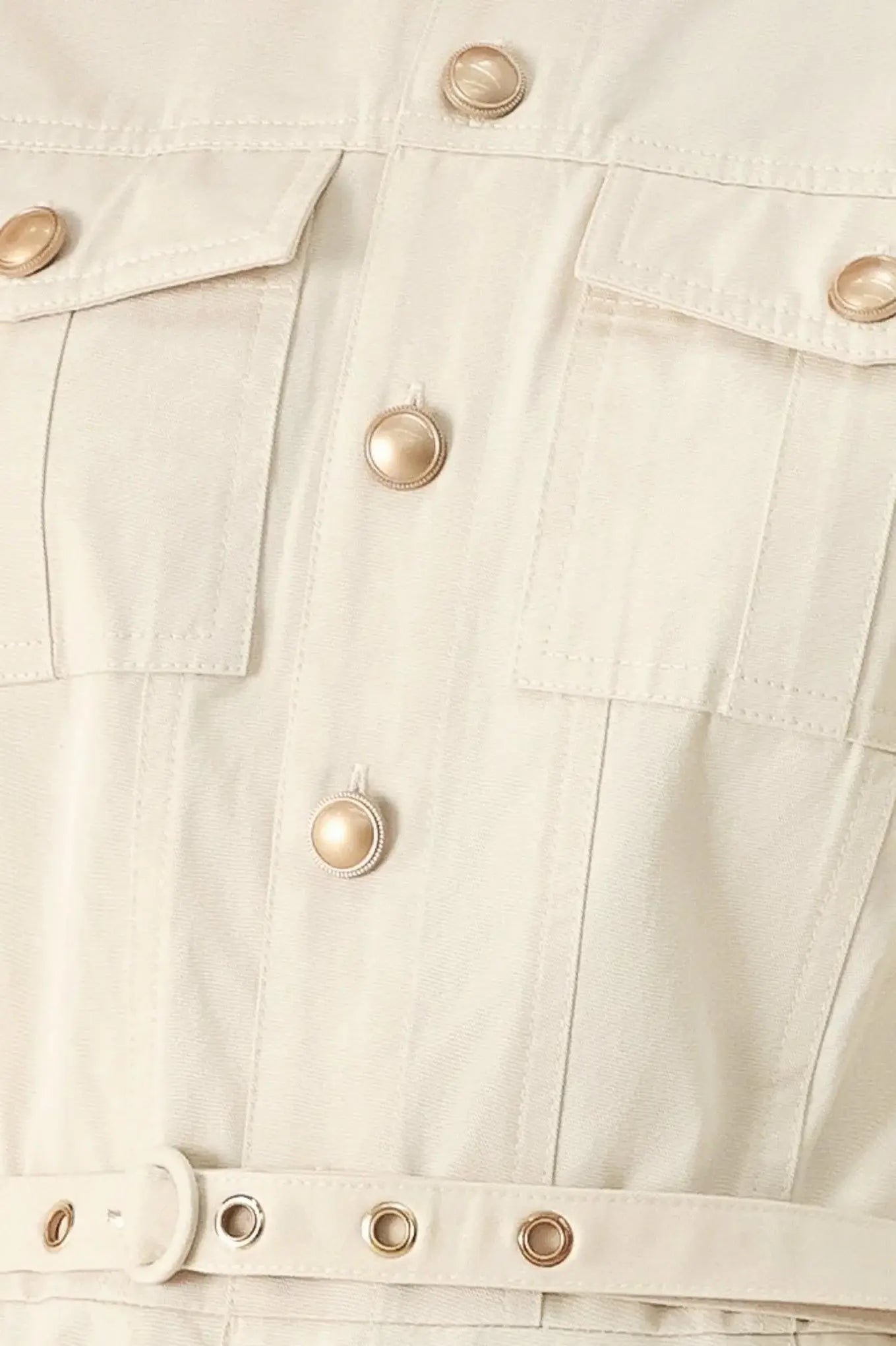 NEUTRAL COMMAND WOVEN SHIRT DRESS - Flying Tomato - Flyclothing LLC