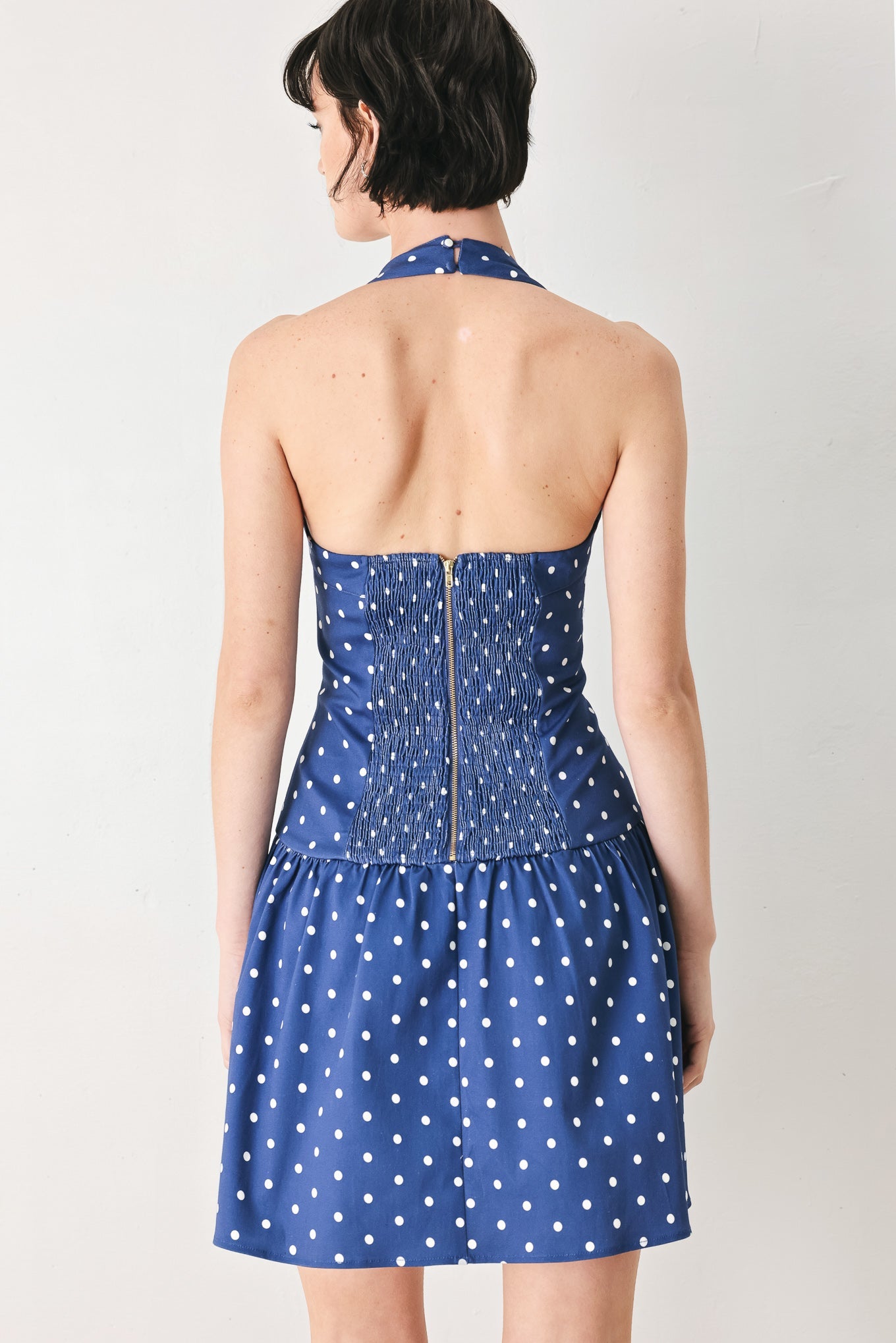 DOTS & DREAMS WOVEN MINI DRESS - Flying Tomato - Flyclothing LLC