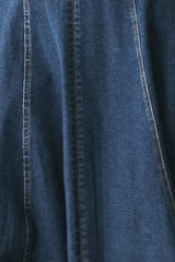WESTERN CHARM DENIM MIDI DRESS