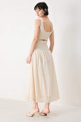 DAYDREAM THREAD MIDI DRESS - Flying Tomato - Flyclothing LLC