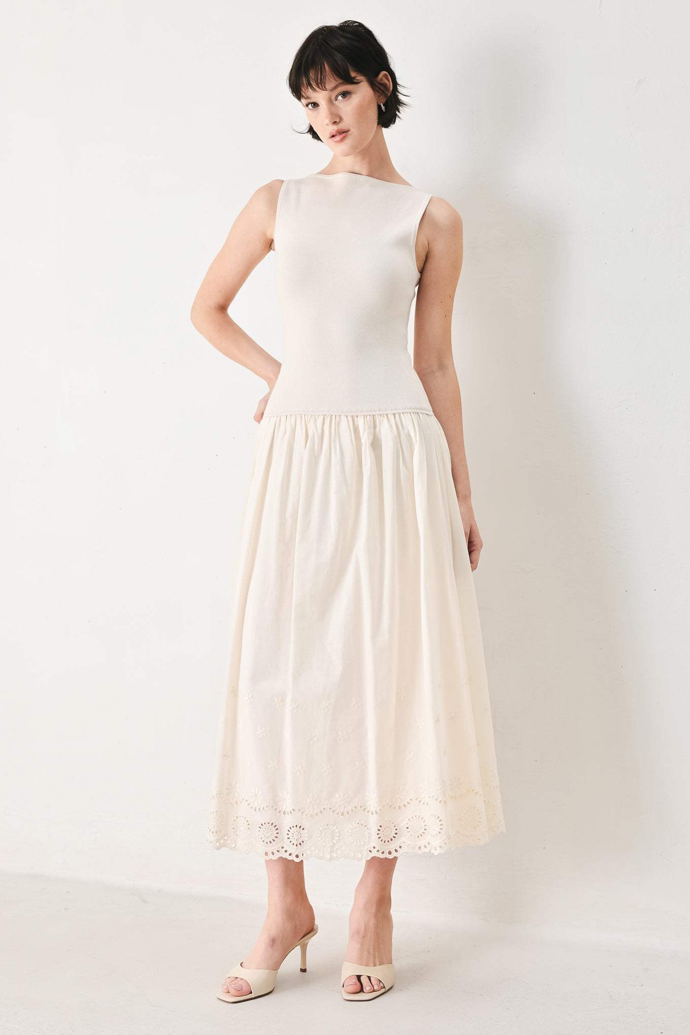 DAYDREAM THREAD MIDI DRESS - Flying Tomato - Flyclothing LLC