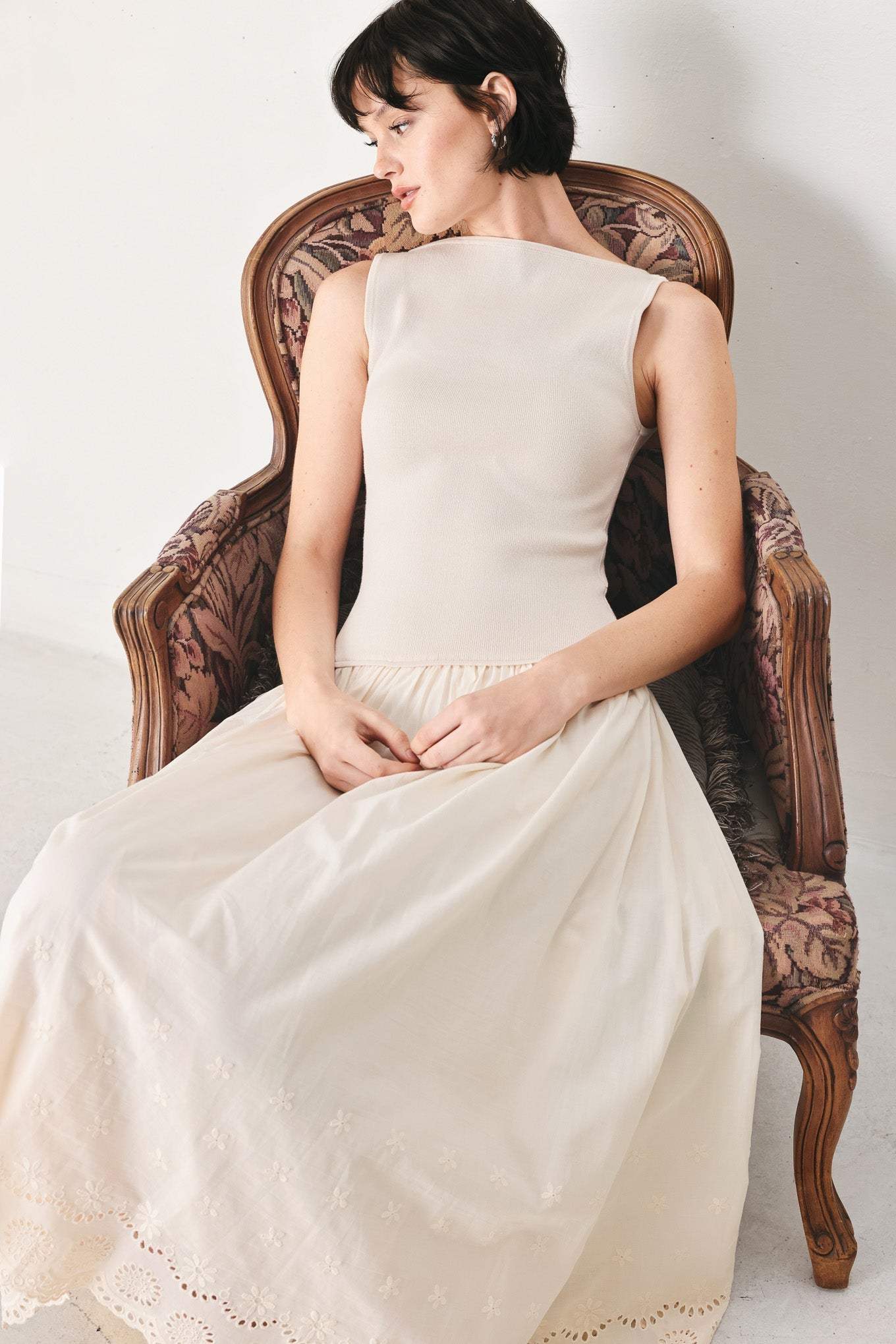 DAYDREAM THREAD MIDI DRESS - Flying Tomato - Flyclothing LLC