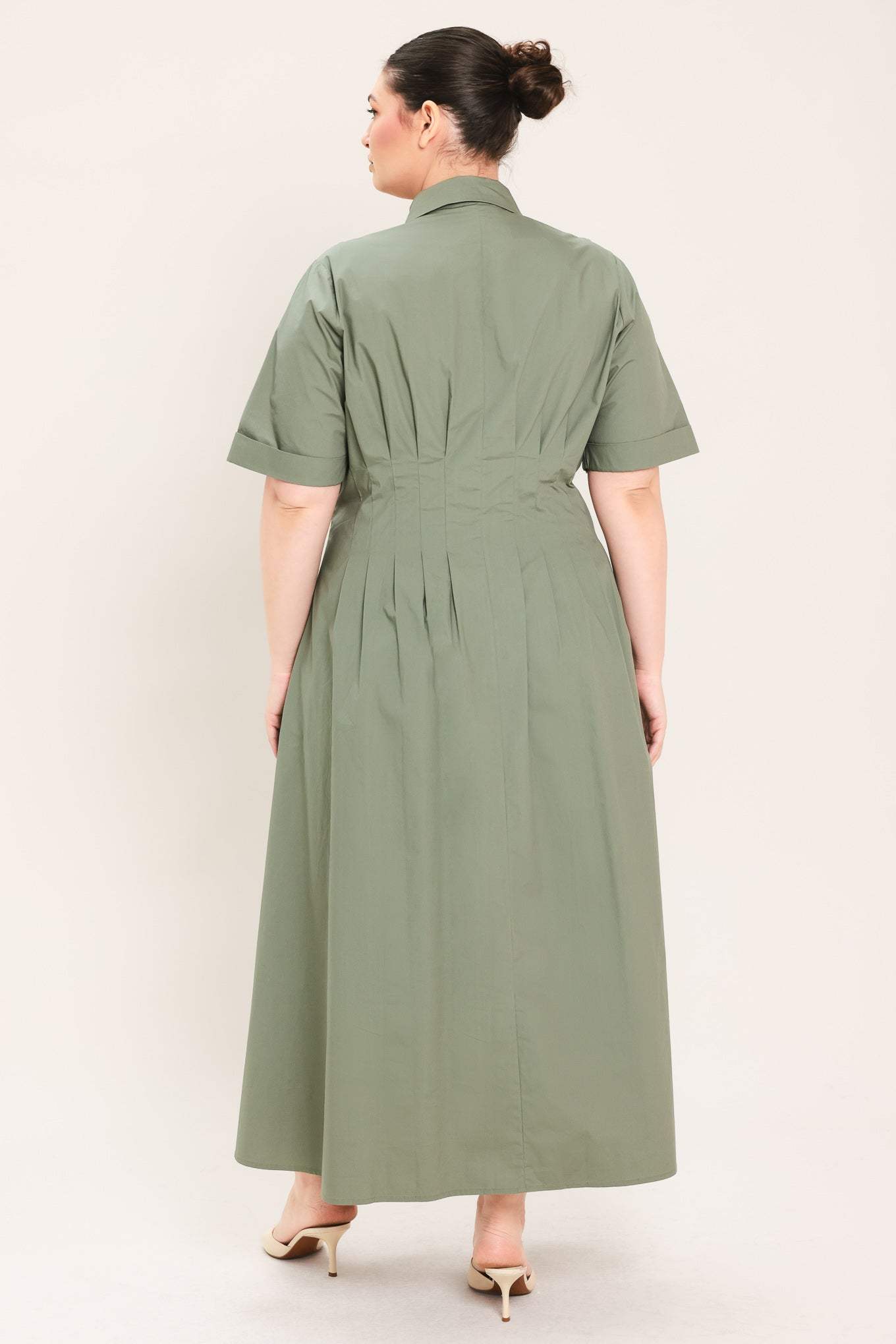 COUNTRYSIDE CHARM WOVEN MIDI DRESS - Flying Tomato - Flyclothing LLC