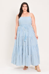 ROSY BREEZE WOVEN ANKLE DRESS - Flying Tomato - Flyclothing LLC