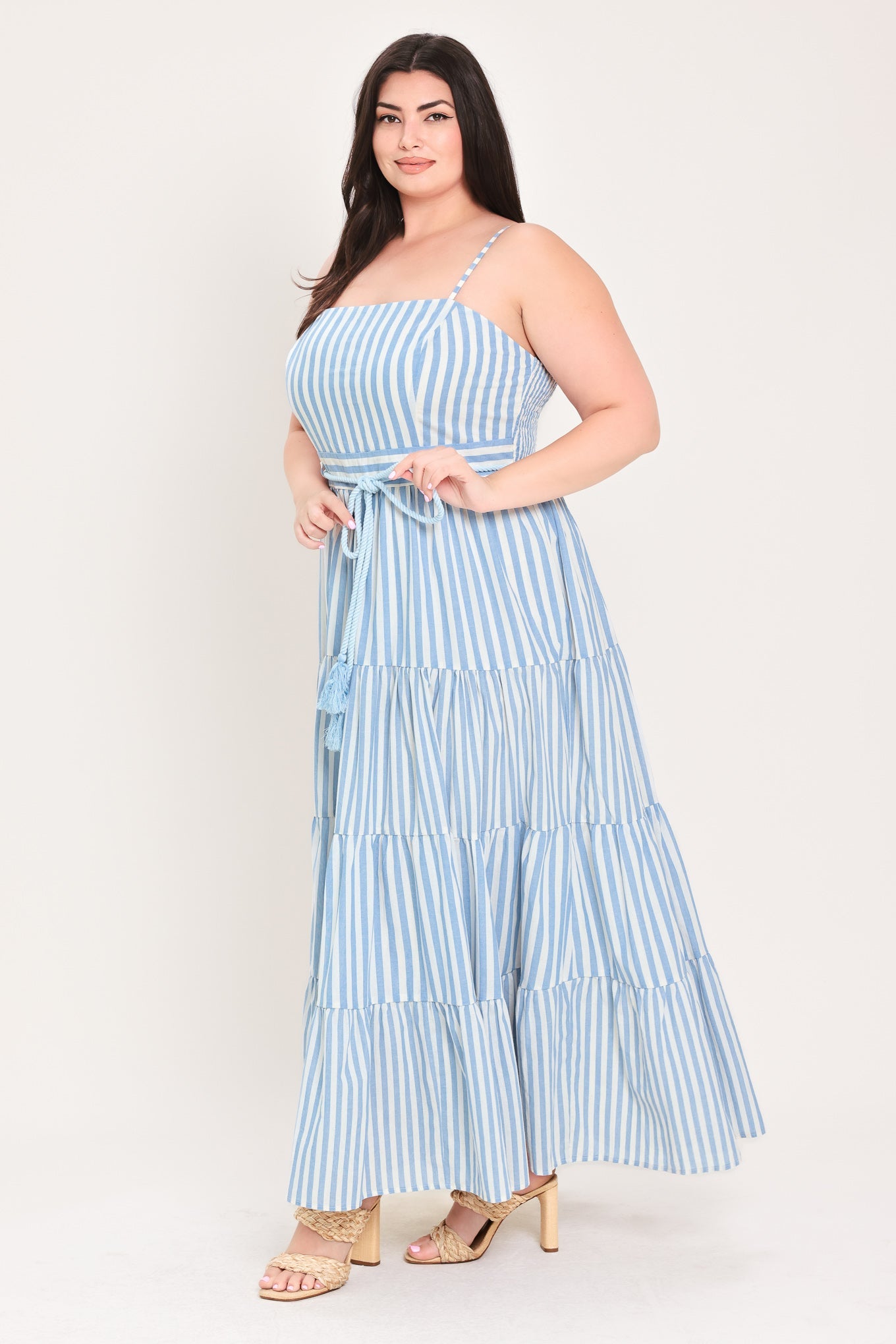 ROSY BREEZE WOVEN ANKLE DRESS - Flying Tomato - Flyclothing LLC