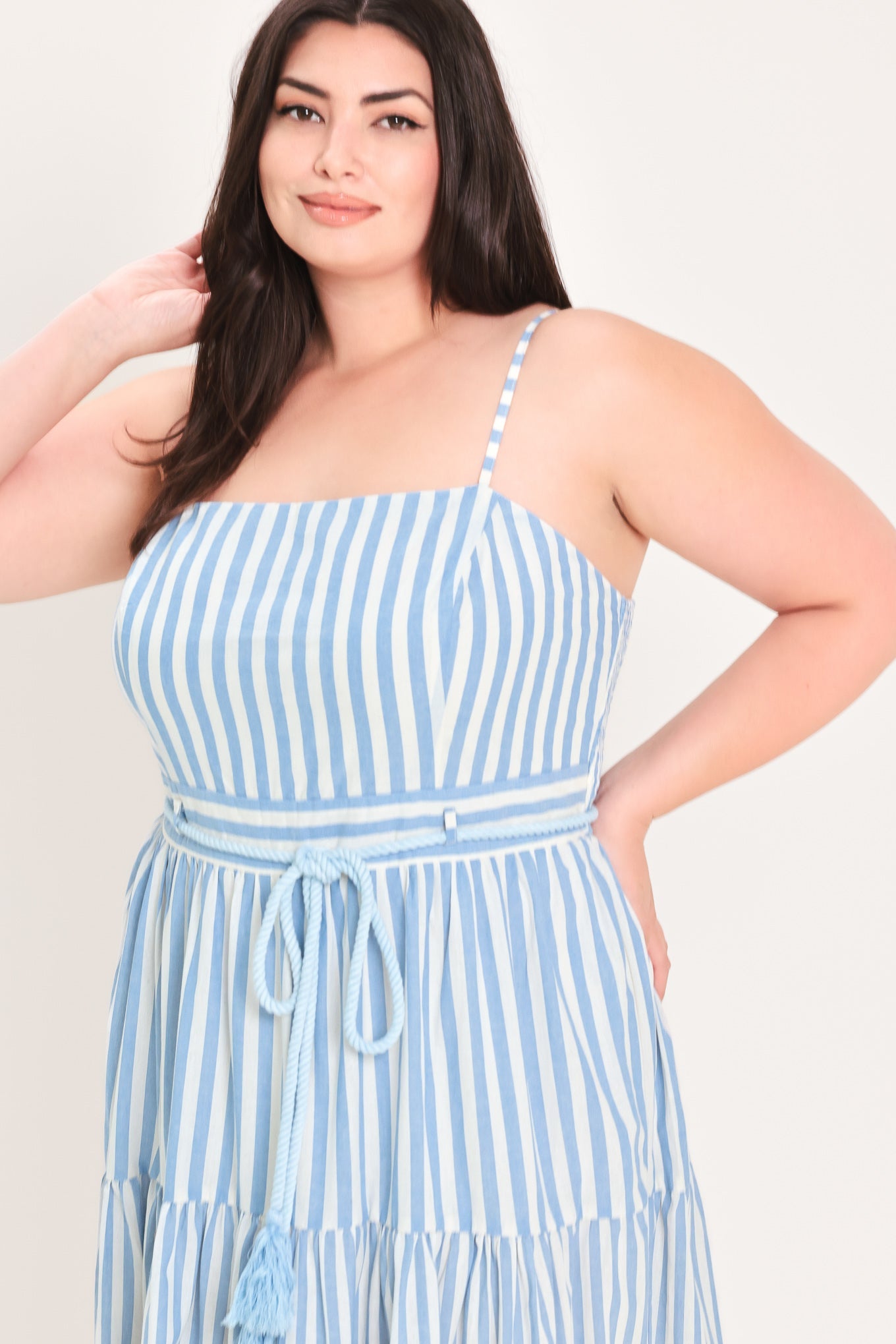 ROSY BREEZE WOVEN ANKLE DRESS - Flying Tomato - Flyclothing LLC