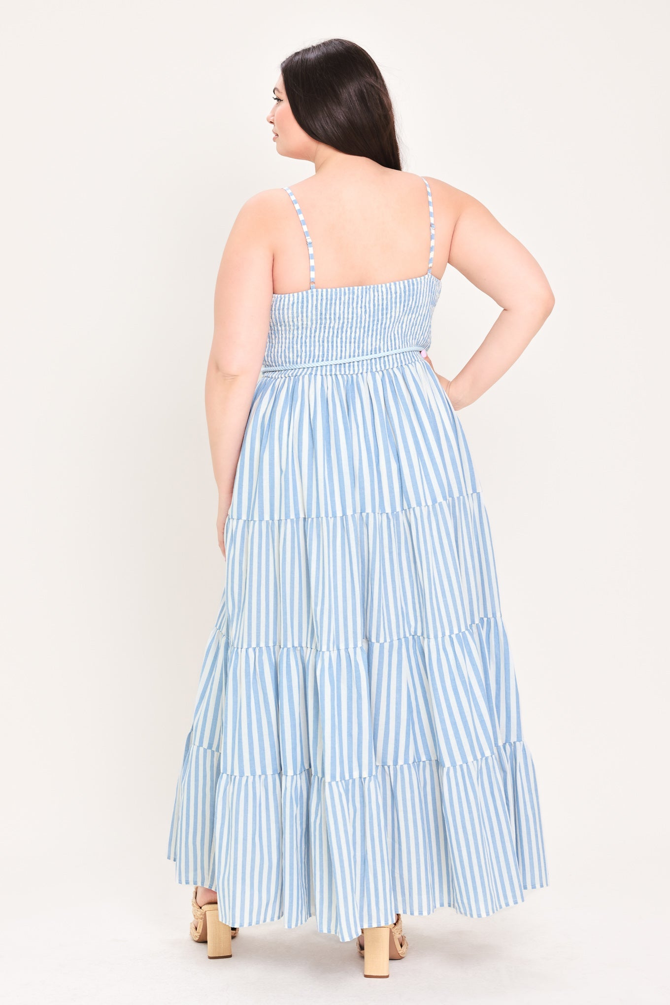 ROSY BREEZE WOVEN ANKLE DRESS - Flying Tomato - Flyclothing LLC