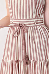 ROSY BREEZE WOVEN ANKLE DRESS - Flying Tomato - Flyclothing LLC