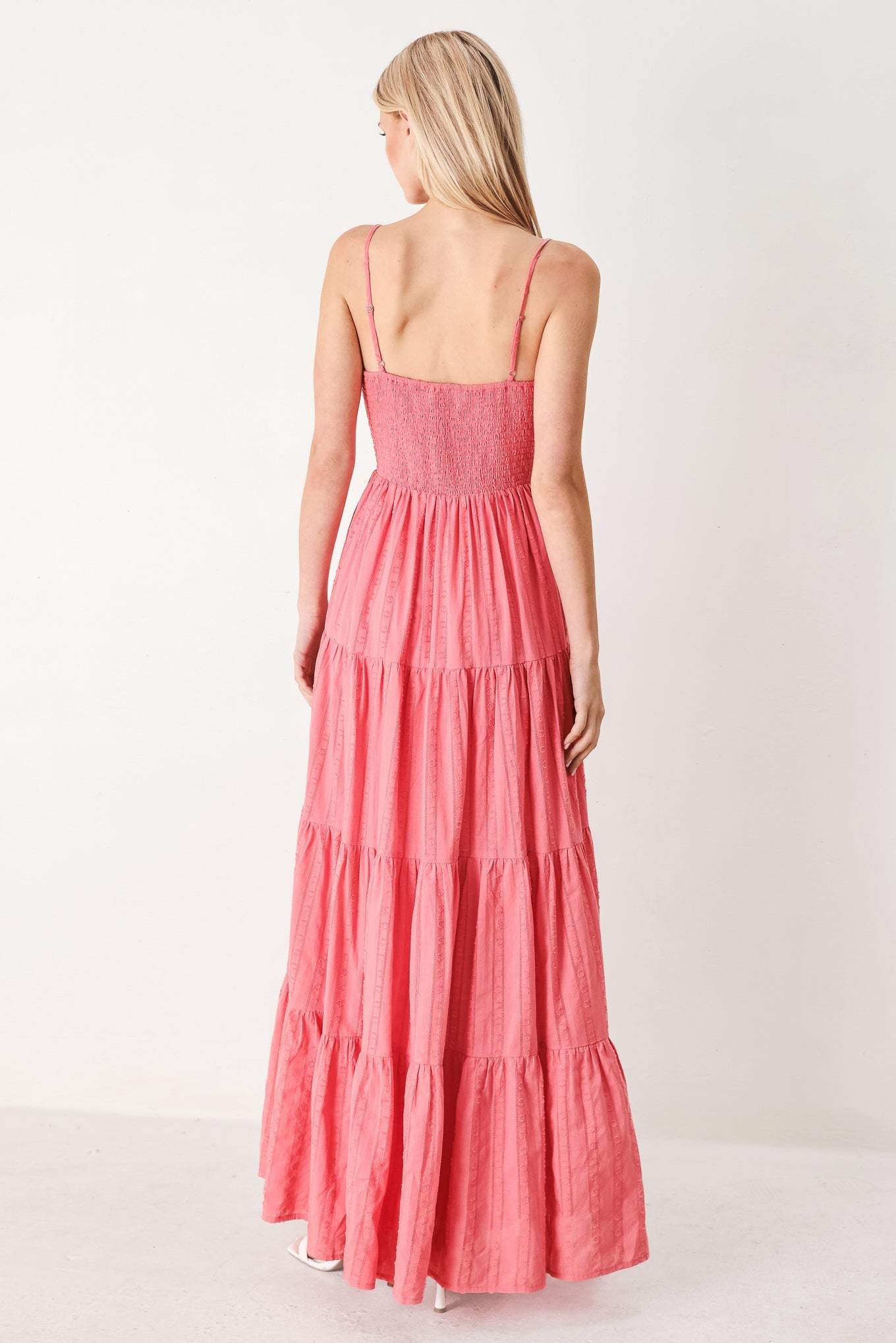 SWEET ESCAPE WOVEN MAXI DRESS - Flying Tomato - Flyclothing LLC