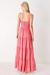 SWEET ESCAPE WOVEN MAXI DRESS - Flying Tomato - Flyclothing LLC