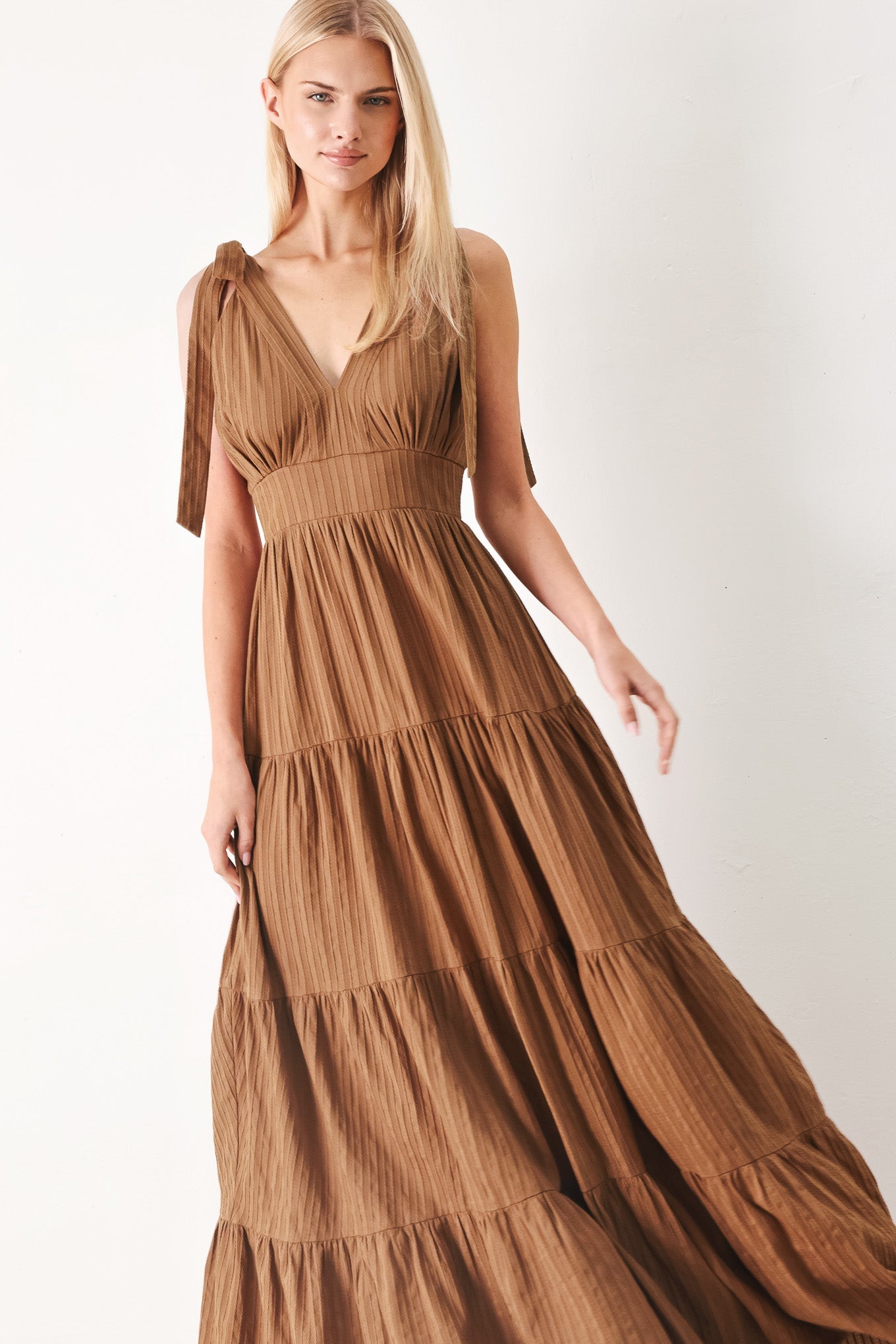 CALM BEAUTY WOVEN MAXI DRESS - Flying Tomato - Flyclothing LLC