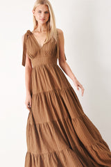 CALM BEAUTY WOVEN MAXI DRESS - Flying Tomato - Flyclothing LLC