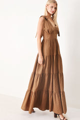 CALM BEAUTY WOVEN MAXI DRESS - Flying Tomato - Flyclothing LLC