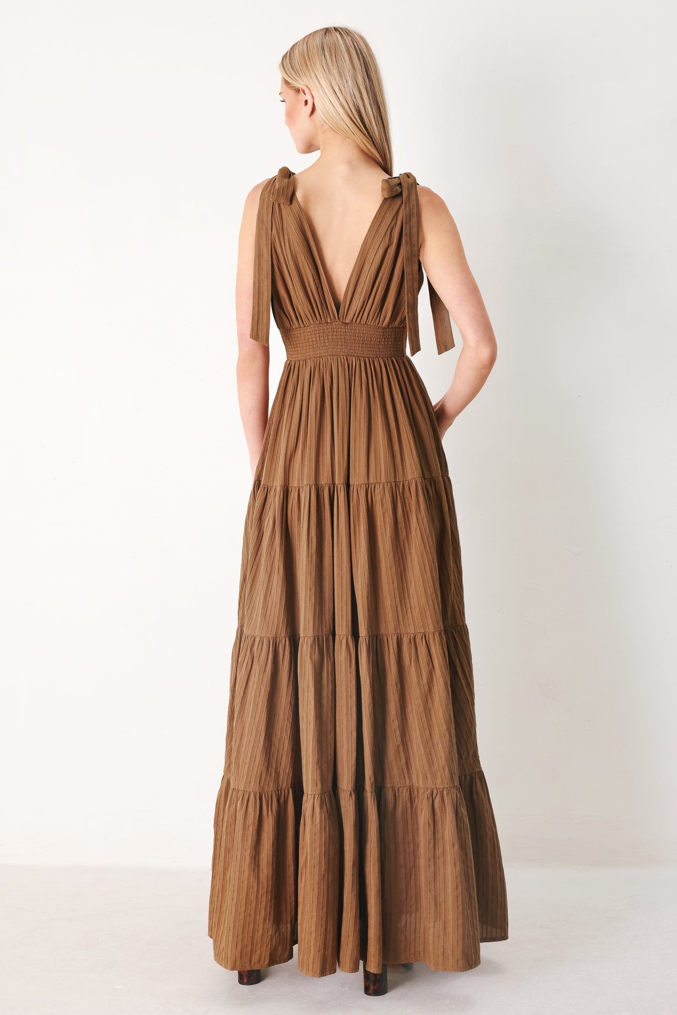 CALM BEAUTY WOVEN MAXI DRESS - Flying Tomato - Flyclothing LLC