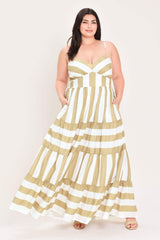 SUNKISSED BOARDWALK WOVEN MAXI DRESS - Flying Tomato - Flyclothing LLC