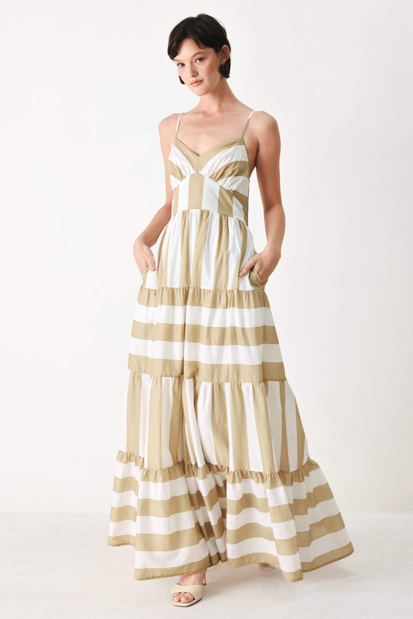SUNKISSED BOARDWALK WOVEN MAXI DRESS - Flying Tomato - Flyclothing LLC