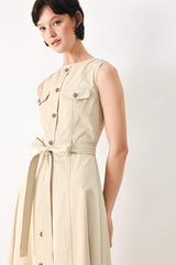 DUNE DAYDREAM WOVEN MIDI DRESS - Flying Tomato - Flyclothing LLC