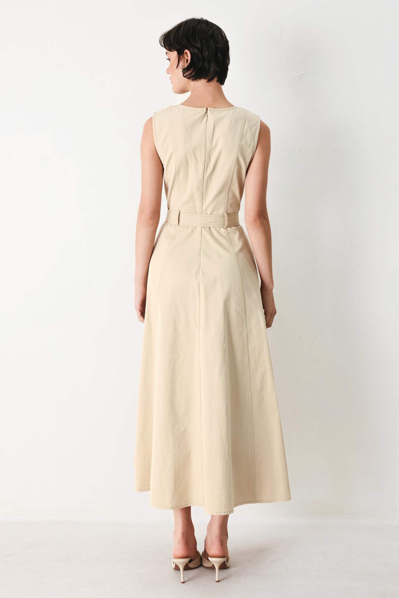 DUNE DAYDREAM WOVEN MIDI DRESS - Flying Tomato - Flyclothing LLC