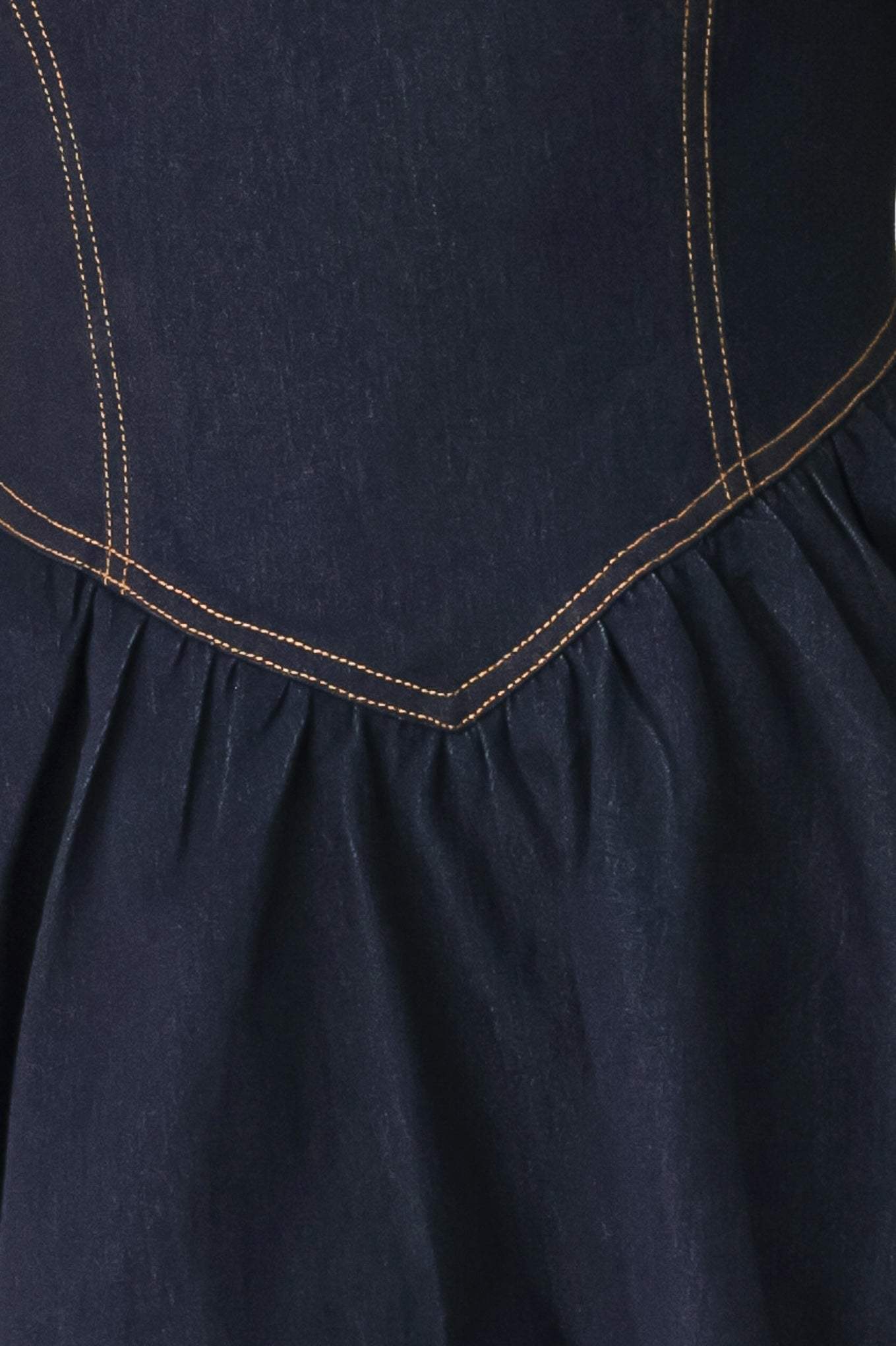 SWEET INDIGO DENIM MINI DRESS