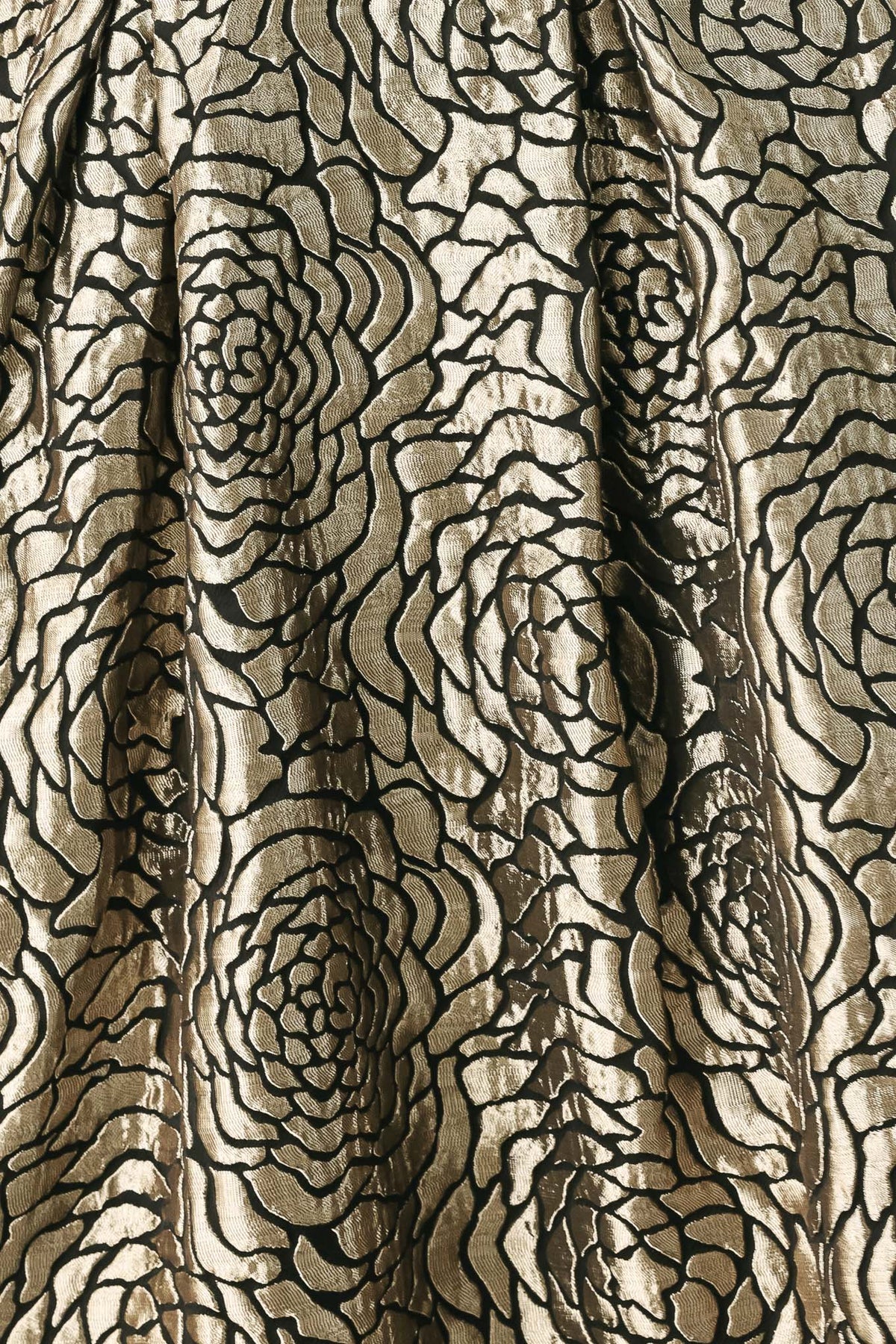 GOLDEN SOIREE GOLD STATEMENT MIDI DRESS - Flying Tomato - Flyclothing LLC